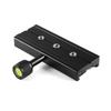 Black QR 120 Clamp Adapter For Quick Release Plate 1 4  3 8  for Arca SWISS RSS Tripod
