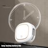 UV-C Toothbrush Cleaner UV Sanitizer Case Storage Holder Rechargeable Easy Lithium-ion Battery to Install Wall-Mounted with Light Oral Health
