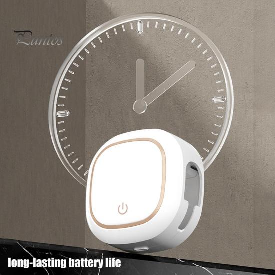 UV-C Toothbrush Cleaner UV Sanitizer Case Storage Holder Rechargeable Easy Lithium-ion Battery to Install Wall-Mounted with Light Oral Health