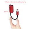 Fast Metal Cable Connector Headphone Jack AUX Splitter Type-C To 3.5mm Adapter 2in1 Audio Convertor