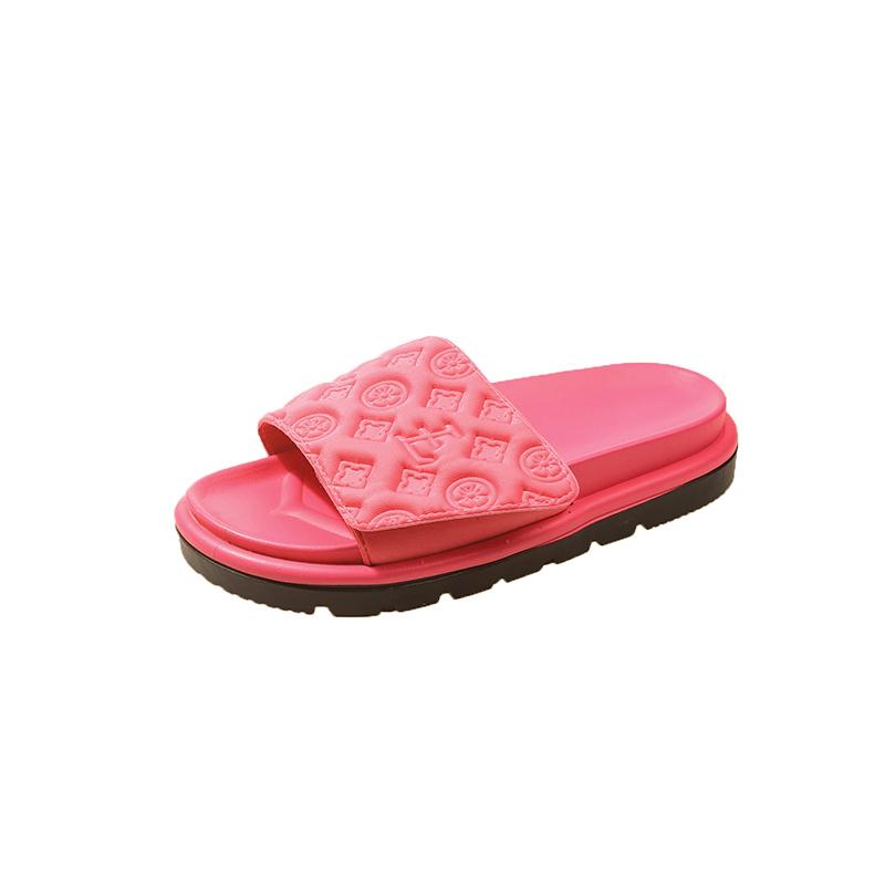 Modne Damskie Płaskie Kapcie Lato Nowe Designerskie Luksusowe Sandały Eleganckie Buty Domowe Modne Płaskie Kapcie Klapki Damskie Zapatos De Mujer