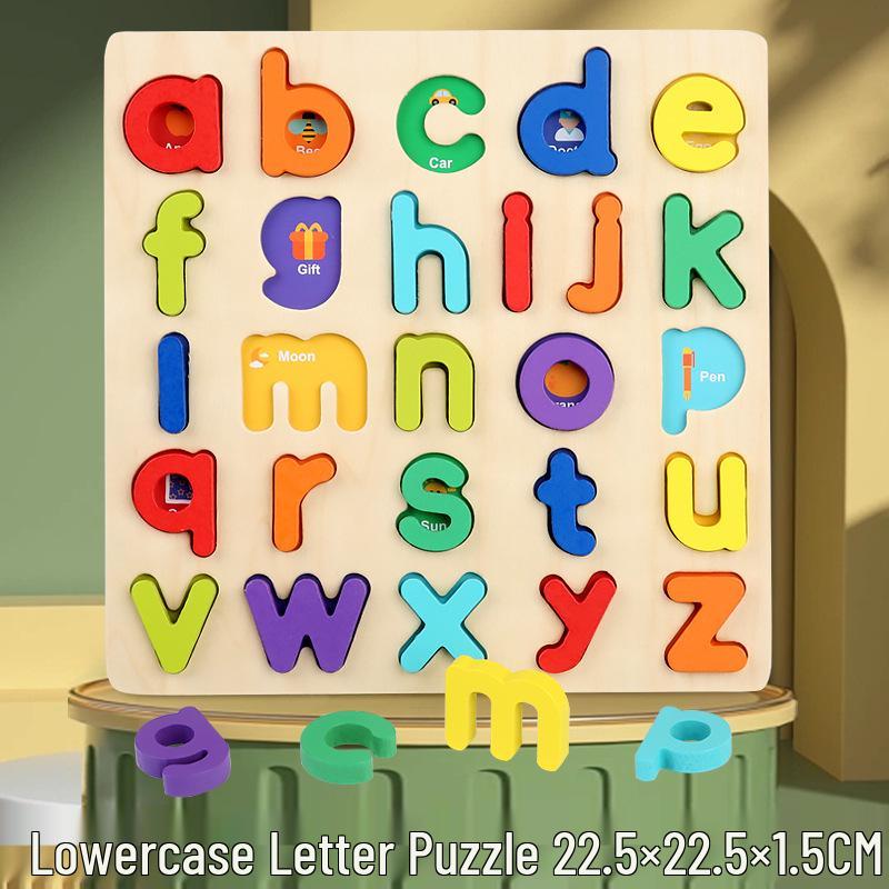 Wooden Educational Jigsaw Puzzle for Kindergarten Children - Fun Hands-On Matching Game