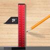 Aluminum Alloy Table Saw Height Ruler Dual Scale Heavy Duty Table Saw Setting Gauge Fine Tuning Professional Grade