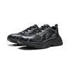 Li Ning Cushioning Slip Resistant Abrasion Resistant Breathable Support Lightweight Low top Casual Shoes Men's Black AGLW003-3
