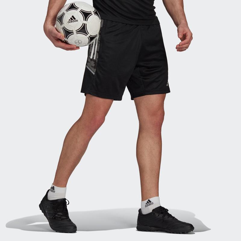 Adidas Con21 Training Shorts With Side Panel Men Bottoms Black GE5419