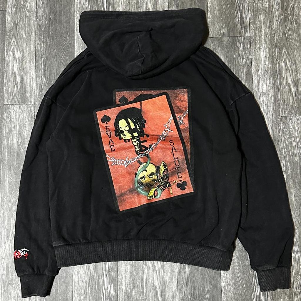[USED] SALUTE HK Evae mob Hoodie L