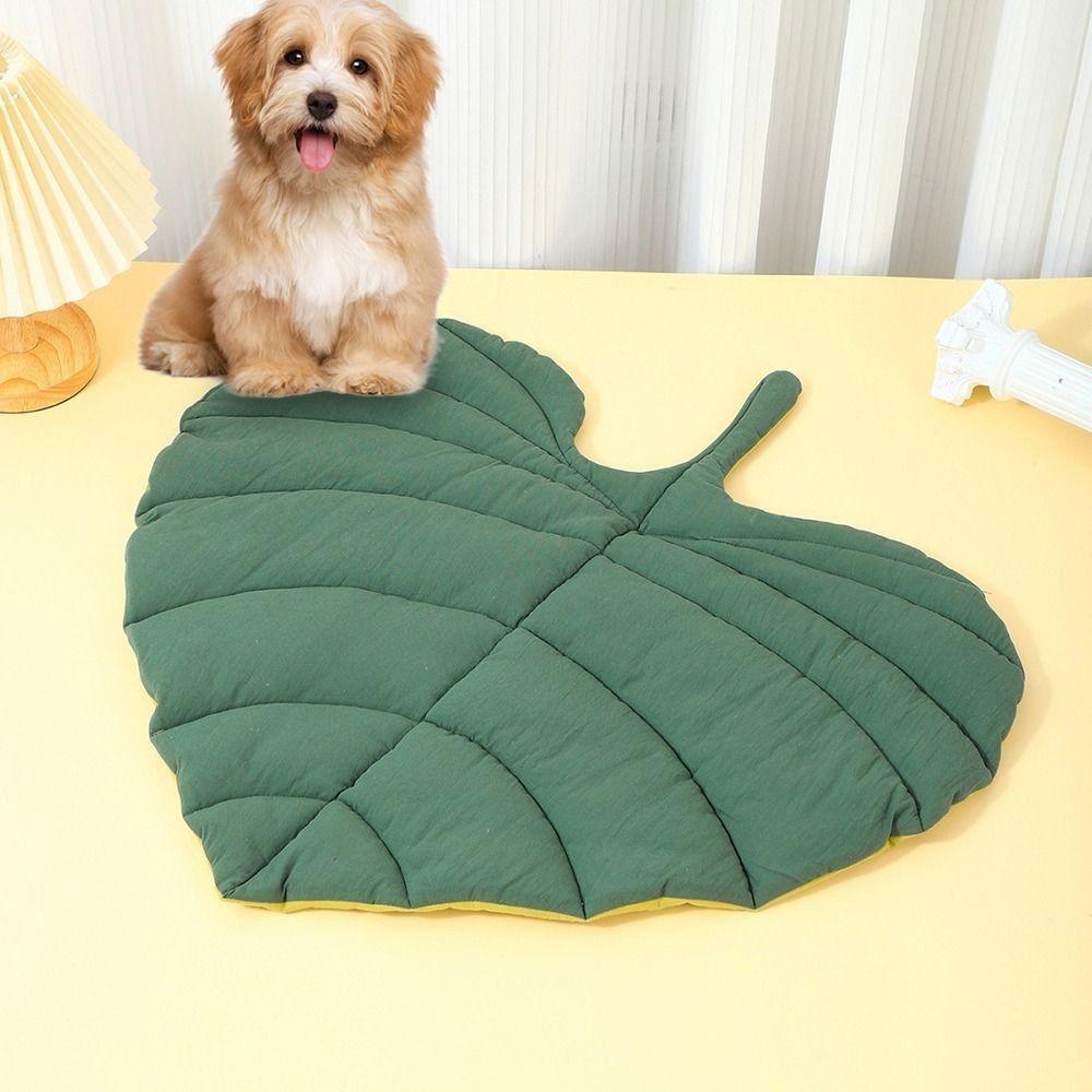 Leaf Shaped Cat Nest Soft Cotton Seat Cushion New Pet Bed Pet Supplies