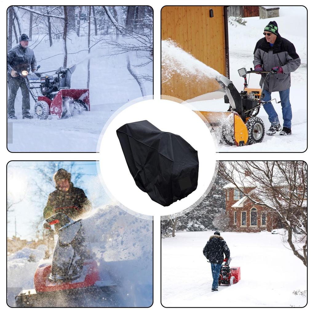 Snow Blower Covers Waterproof Mower Protector Dustproof Snow Blower Cover For Patio Driveway Garden Roof Garage Sidewalk Deck