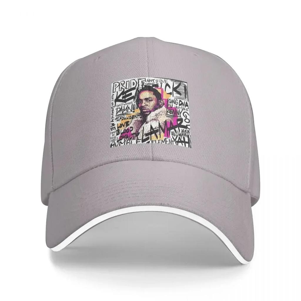 Hip Hop Rapper Baseball Cap Kendrick Lamar Outdoor Sports Sunscreen Trucker Hat Men Adult Fitted Retro Custom Logo Snapback Cap