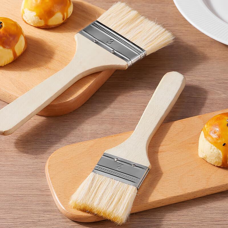 Professional Heat-Resistant Wool Pastry and BBQ Basting Brush