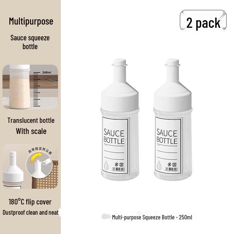 ZISIZ Commercial Condiment Squeeze Bottle