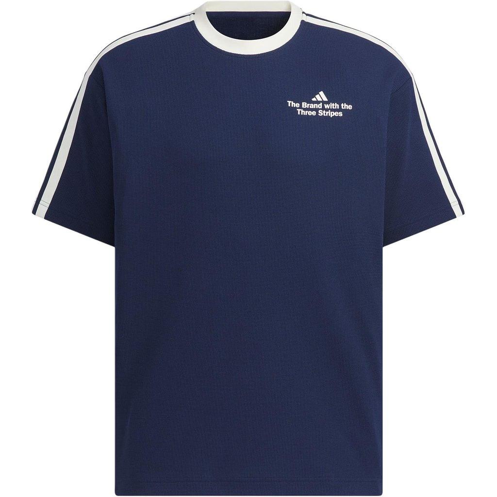 Adidas T Shirts Men Dark Indigo/Jade White KF2473 XL