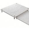 2 Pcs Stone Drying Mat Ultra Absorbent Quick Drying Stone for Kitchen Counter with Non Slip Feet White