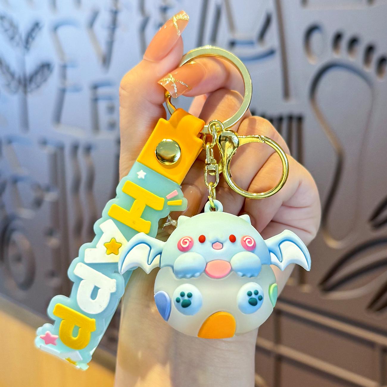 

Миниатюрный светящийся брелок в виде яйца динозавра - Милая подвеска для сумок и ключей от машины