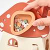 Custom Montessori Mushroom House Toy Wooden Percussion Music Toy Unlock/Place/Shape Match Game Finger Sensory Education Kid Gift