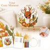 Cute Deer Cross Kit with Embroidery Hoop for Beginners – DIY Wall Decor Set