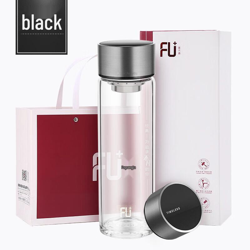 FUGUANG FU+ Classic Single-Layer Glass Tea Infuser Bottle