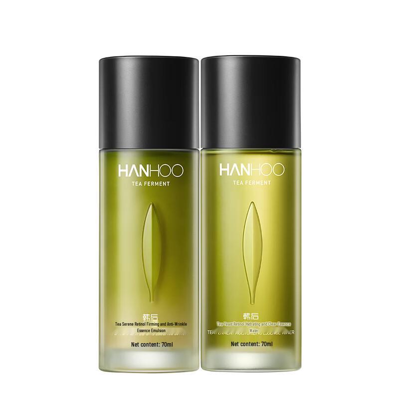 Hanhoo Tea Yeast Retinol Anti-Aging Hydrating Toner & Lotion Set