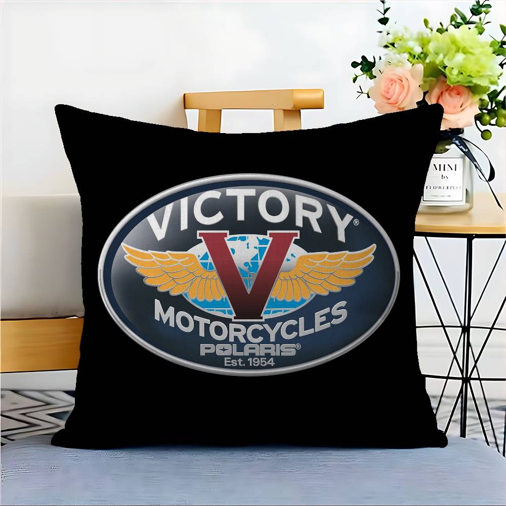 V-Victorys Motorcycles Racing Office Cushion Pillowcase Car Cushion Cover45X45Cm Lumbar Pillowcase Sofa Pillowcover