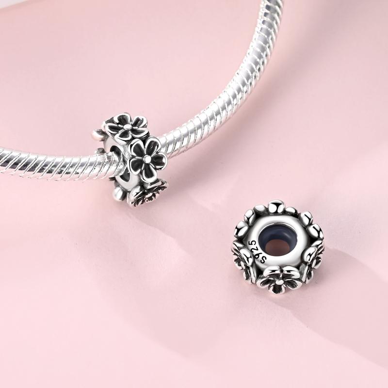 Animals Plants Series Beads Copper Monkey Rabbit Mushroom Caterpillar Butterfly Charm Women'S Jewelry Diy Gift