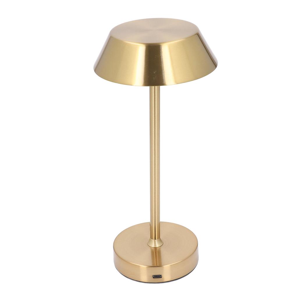 Trådløs bordlampe 3 fargetemperatur trinnløs dimming 2000mAh batteridrevet berøringslampe