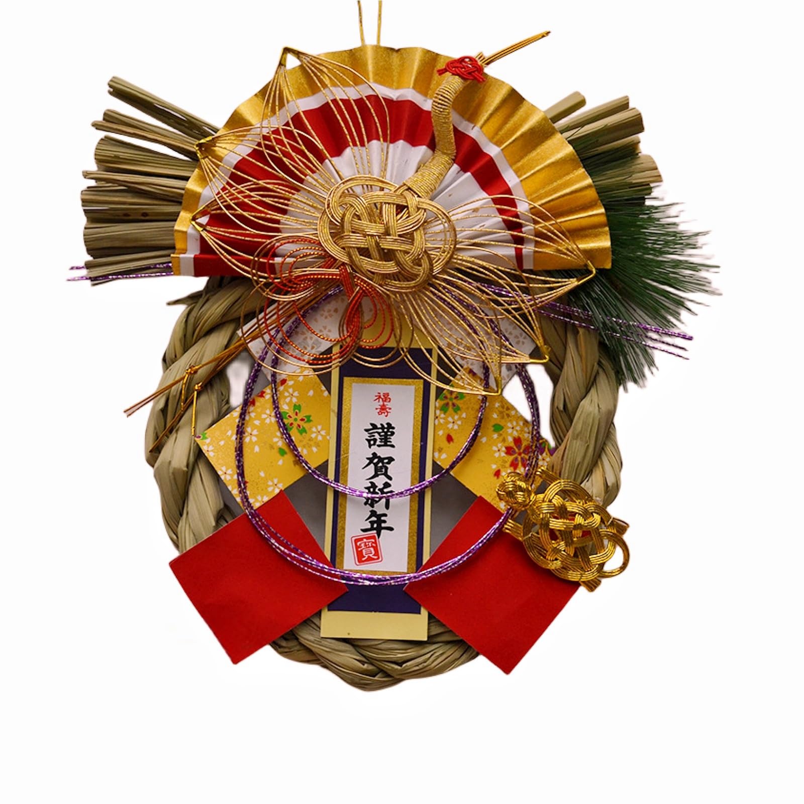 

ILLIDAN New Year s Decoration, Shimenawa Wreath, Door Decoration for Entrance, Stylish Shimenawa, Handcrafted by Rope Artisans, Perfect for Shinto