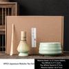 Traditional Bamboo Ceramic Japanese Matcha Tea Set Food Grade Reusable Matcha Whisk Set Safe Japanese Chasen