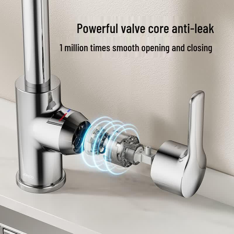 Jomoo Swivel Hot & Cold Kitchen Sink Faucet