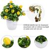 Artificial Lemon Tree Decor Fake Lemon Plants Artificial Lemon Tree Bonsai Fake Greenery Mini Lemon Tree Potted for Home Office