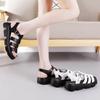 22 new soft-sided leather comfortable sandals spring summer muffin platform casual sandals