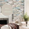 HaoHome Bright Brick Self Adhesive Wallpaper Peel and Stick Contact Paper Decor Vinyl Wallcoverings For Living Room