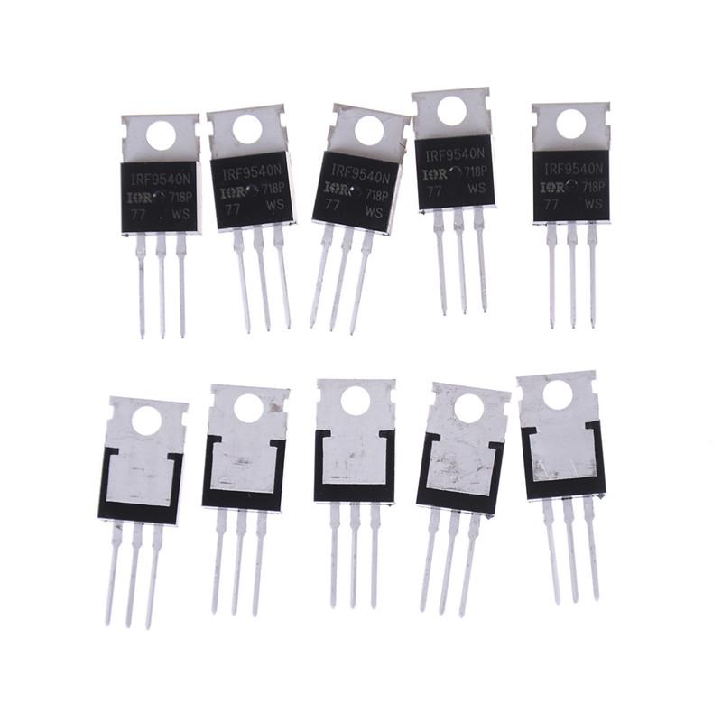 10Pcs Irf9540 P-Channel Power Mosfet 23A 100V To-220