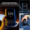 Compresor de aer portabil, 150PSI Pompă de umflat anvelope auto fără fir 4000mAh Pompă de aer reîncărcabilă cu oprire automată, 4 moduri de umflare, Ecran LCD