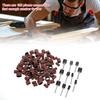 102Pcs Polishing Grinding Sanding Drum Kit Tool with Connecting Rods for Rotary Machine