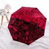 1pc Graffiti Art Automatic Open/Close Umbrella with Windproof, Functional Design, 8-Rib Sturdy Canopy, Durable Ribs,101
