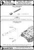 Master Model WW2 British QF 95mm Barrel Besa Machine Gun Centaur Plastic Model Parts 1/72 & (for Mk.IV/Cromwell Mk.VI/VIII/Churchill Mk.V/VIII)