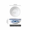DREAM Chinese Blue & White Ceramic Serving Bowl