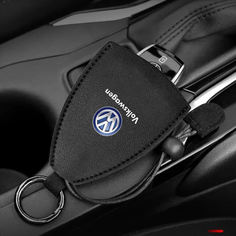 1Pcs Car Key Protection Shell Bag Car Key Case Cover Car Keychain For Volkswagen B7 B6 B5 Golf 4 5 6 Polo Passat CC Jetta Mk6 Tiguan Gol Cross
