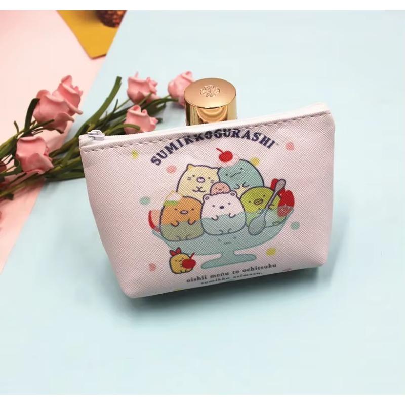 Kids Cute Creative PU Coin Purse Earphones Key Storage Bag Children's Coin Pouch Mini Wallet Cute Purse Cute Wallet