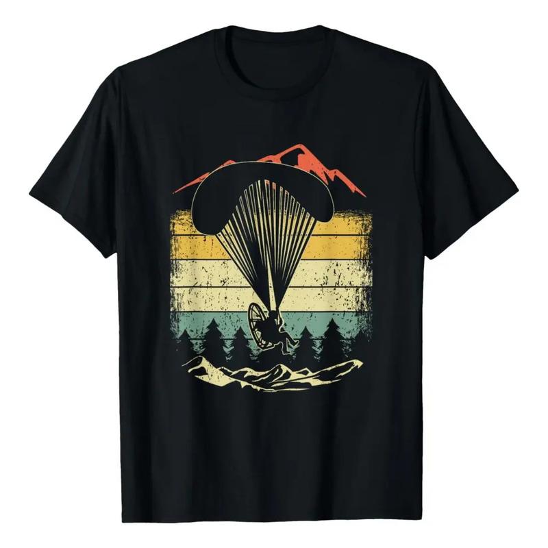 Parapente Vintage Retr? Parachute Parachute Paramotor T-shi S разноцветный