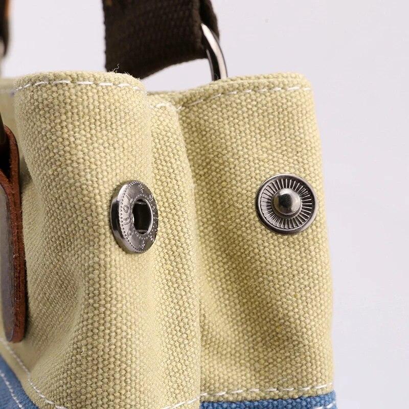 Hohe Qualität Frauen Umhängetasche Weibliche Patchwork Top-Griff Taschen Vintage Gestreiften Leinwand Tasche Damen Tote Tasche Handtaschen