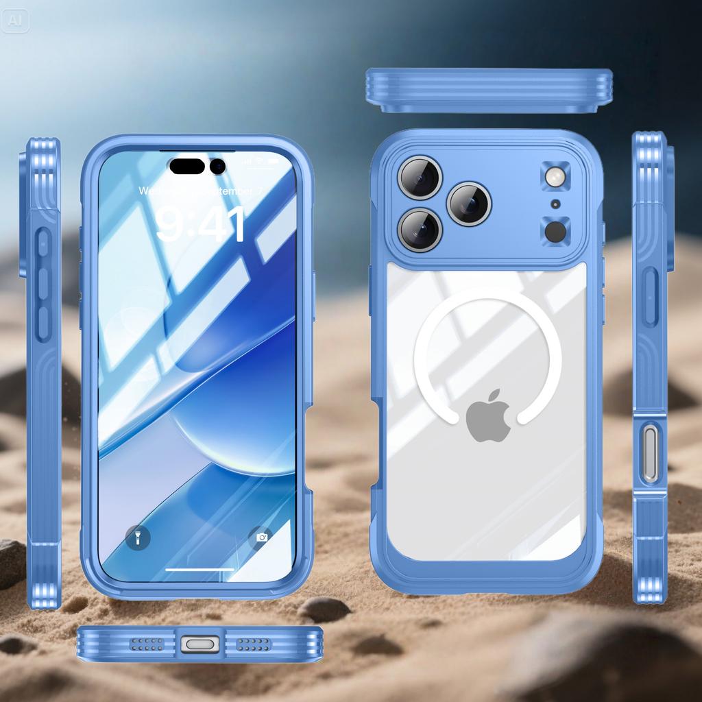 Durable, Non-slip, Drop-resistant Wireless Magnetic Charging Phone Case Suitable for IPhone 17 Pro Max / 17 Air / 17 Pro / 17