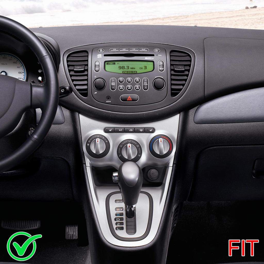 Car radio-Android 15 car stereo GPS navigation system for Hyundai i10 2007-2013, 2+32GB memory, built-in CarPlay and Android Auto, 9-inch car radio.