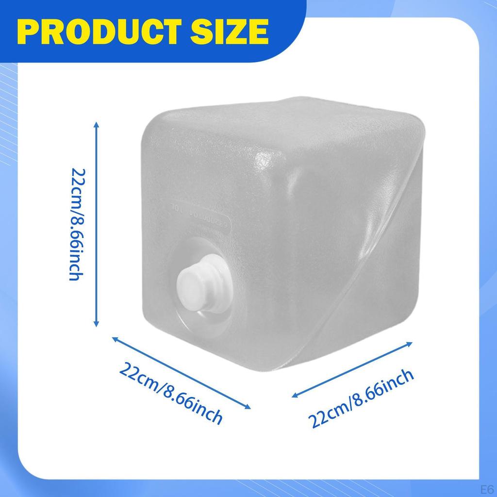 Collapsible Water Container Camping Storage Carrier Overlanding Gear Versatile Foldable for