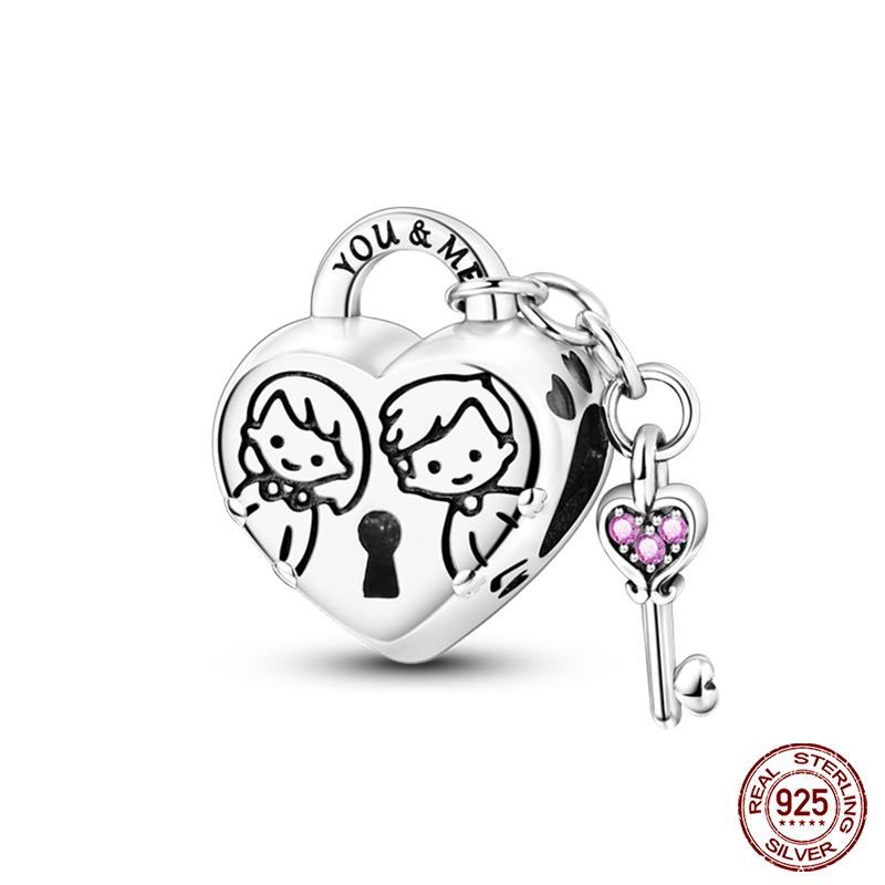 New In Real Copper Boys And Girls Bicycle Charms Beads Fit Qikaola Original Bracelets Fine Diy Jewelry Making