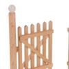 1:12 Scale Dollhouse Fence Door Wooden Doors House Miniature Accessories  Photo Props