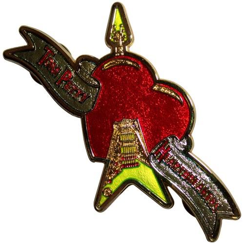 Tom Petty & The Heartbreakers Flying Heart Pin Badge