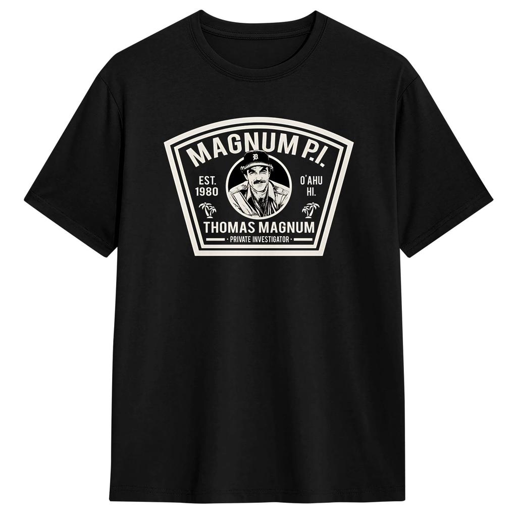 Vintage Magnum PI VM02 Da Nang T-Shirt for Men Round Collar 100% Cotton T Shirts Short Sleeve Tees Original Clothes