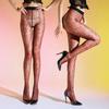 Men'S And Women'S Retro Jacquard Pantyhose For Women, Aurora Shiny Ultra-Thin Sexy Floral Patterned Tights
