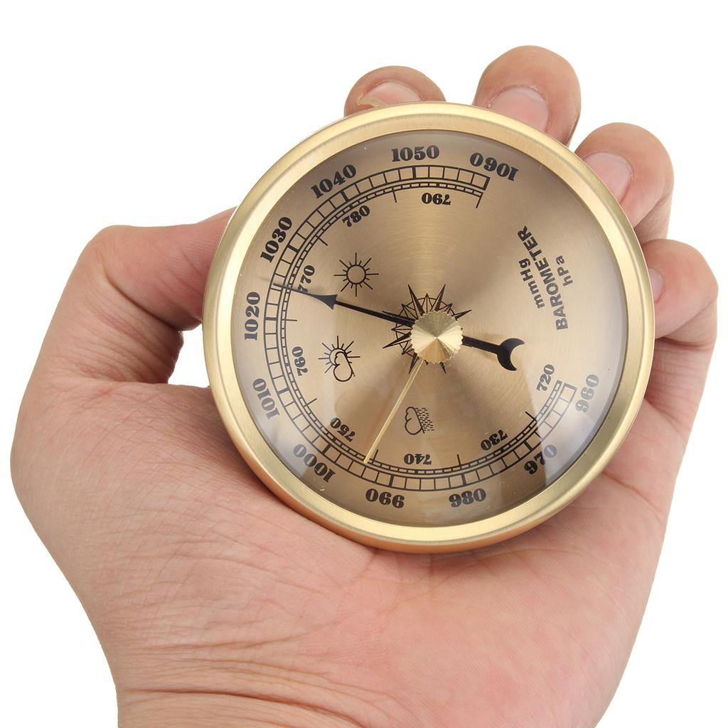 Collectables 70mm barometer weather station pressure gauge wallmounted